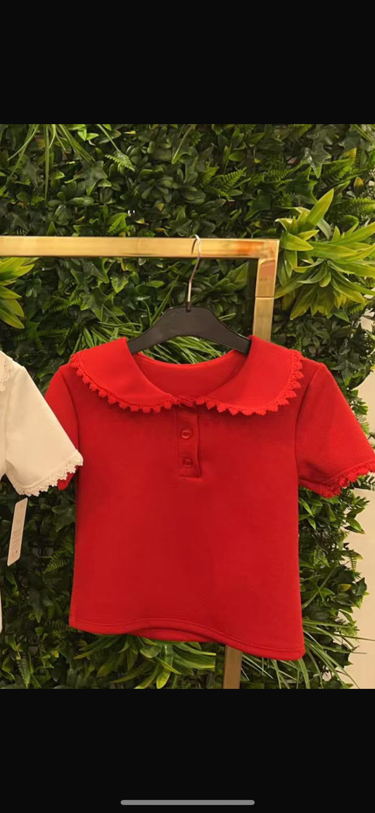 Connie polo - Red