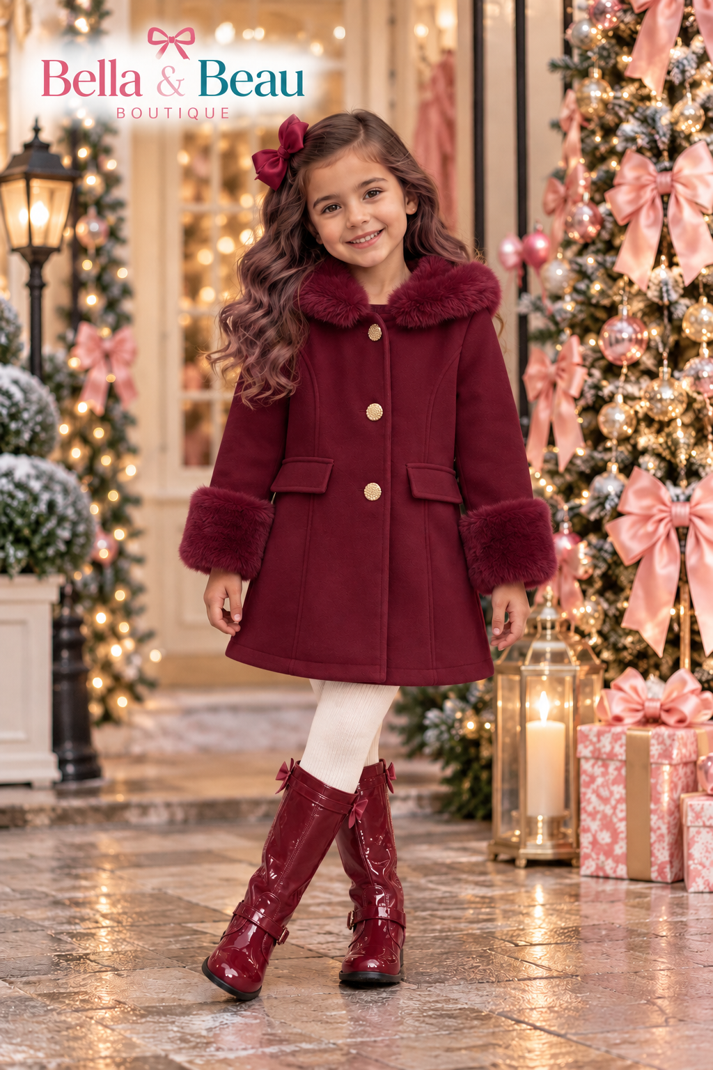 Evelyn - Burgandy