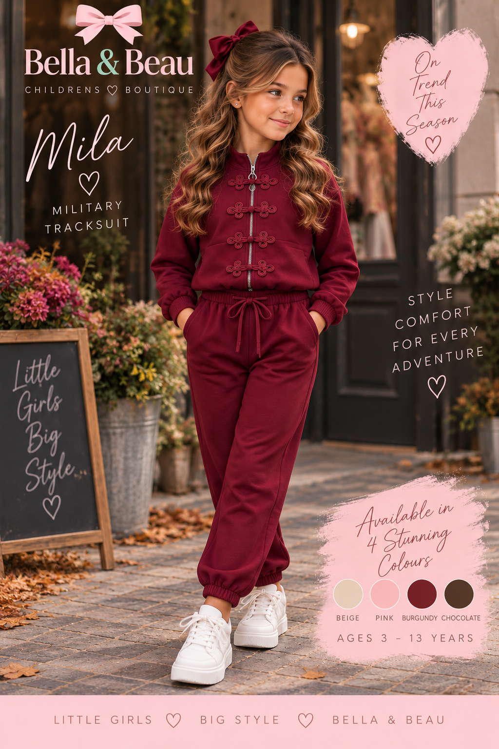 Mila - Burgandy