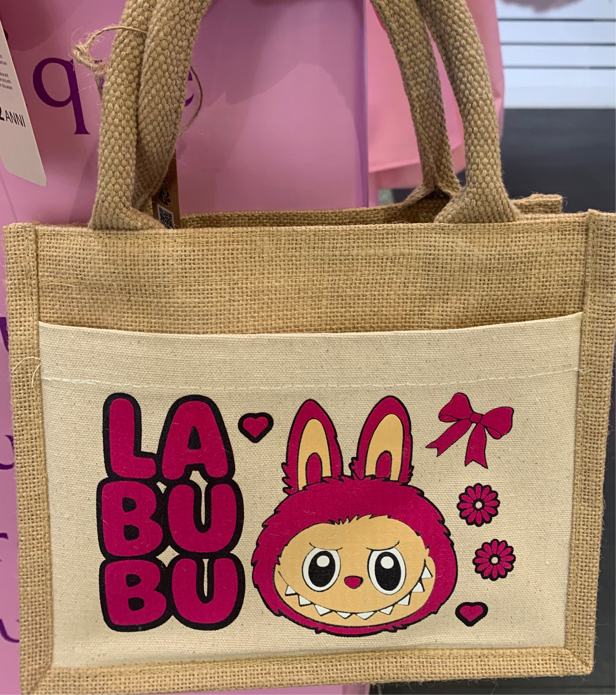 Mini labubu jute 1